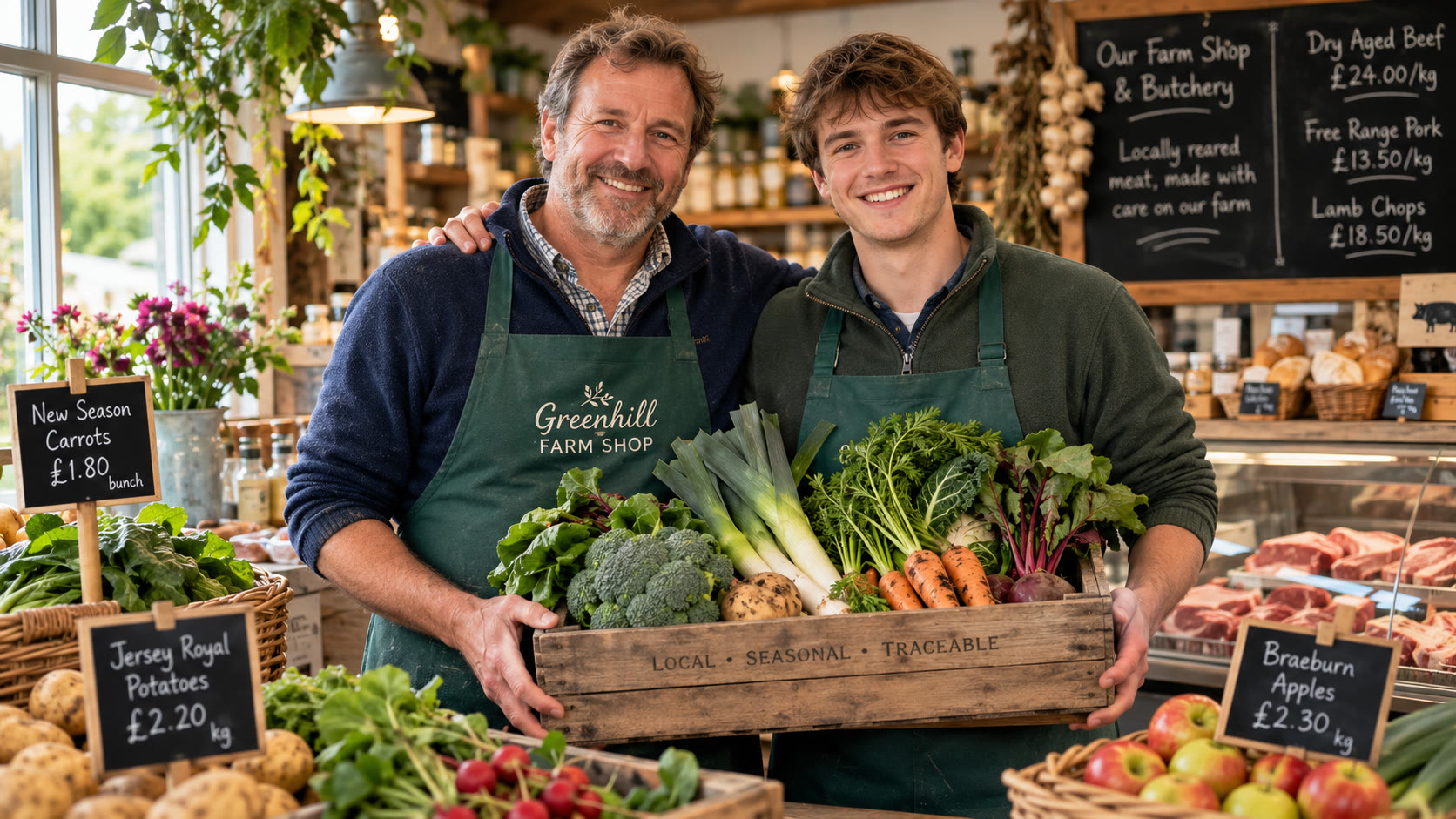 Farm shop & deli — funded by Granton Hale