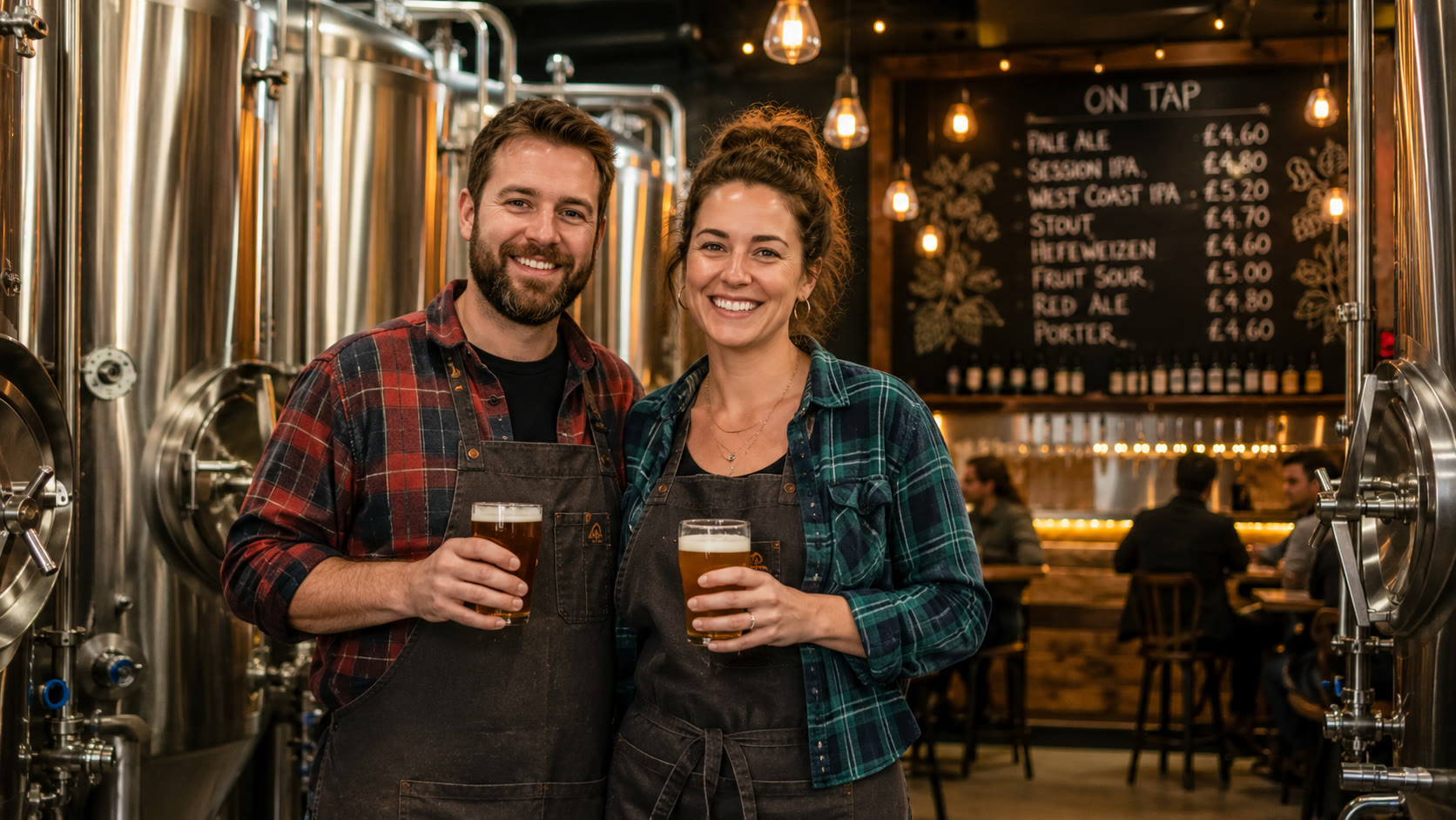 Craft brewery & taproom — funded by Granton Hale
